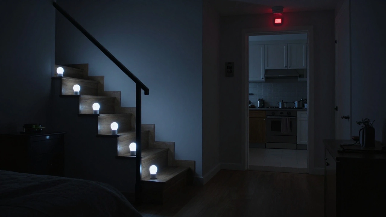 Emergency Lighting Automation for Power and Smoke Events