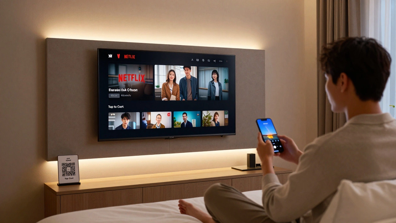 Guest Casting and Streaming Solutions for Hotel Rooms
