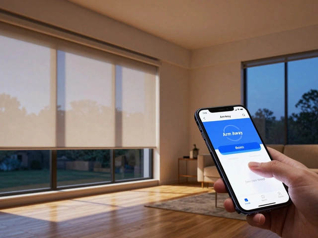 How to Sync Smart Blinds With Security Alarm Arming States