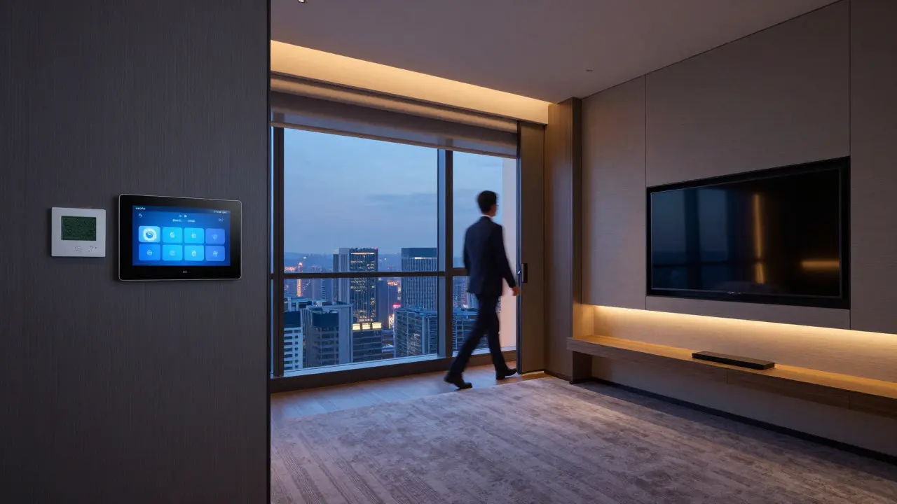 Hotel Room Automation: In-Room Entertainment and Climate Control
