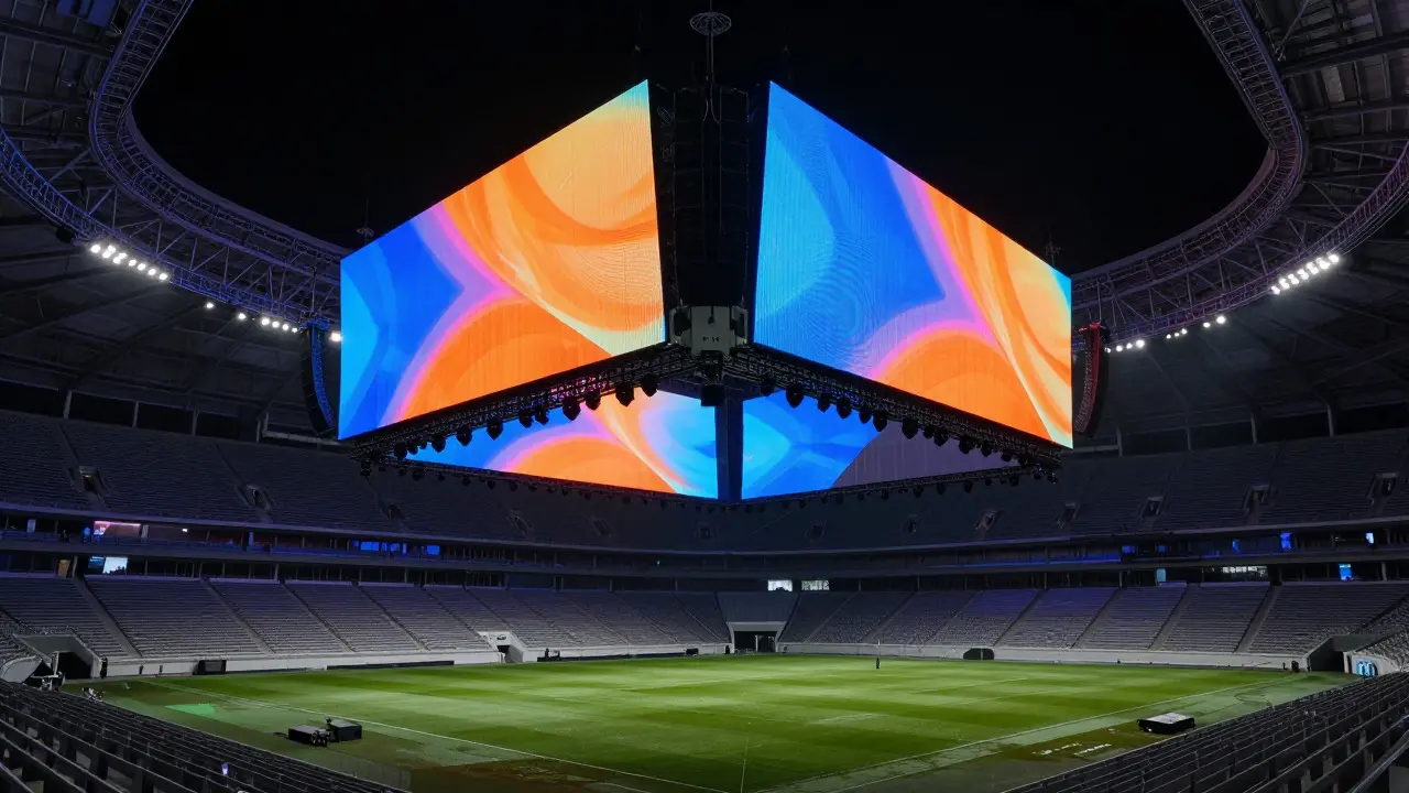 Stadium and Venue AV: Large-Scale Audio and LED Walls