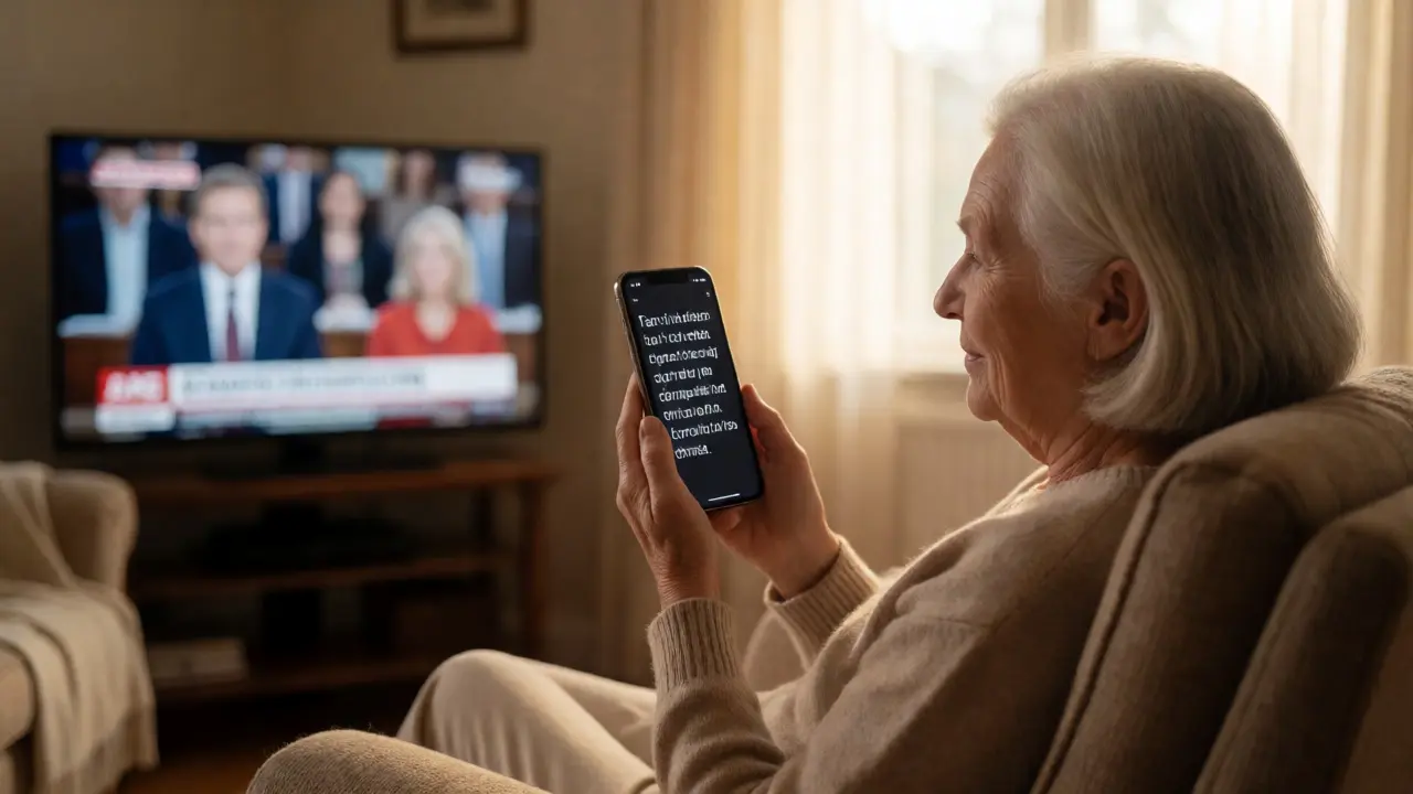 Captioning and Voice-to-Text Tools for Seniors at Home