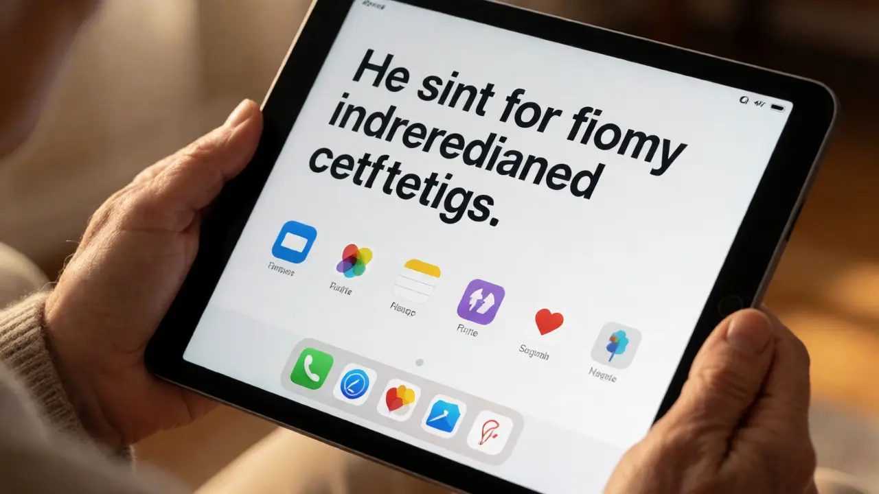 Tablet Setup for Seniors: Fonts, Icons, and Accessibility Settings
